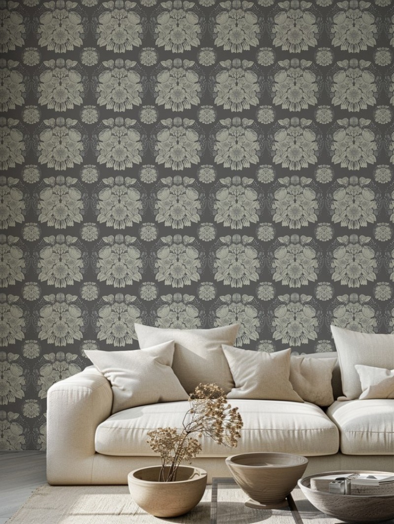 Bild på Damask in Green - 1032301-03